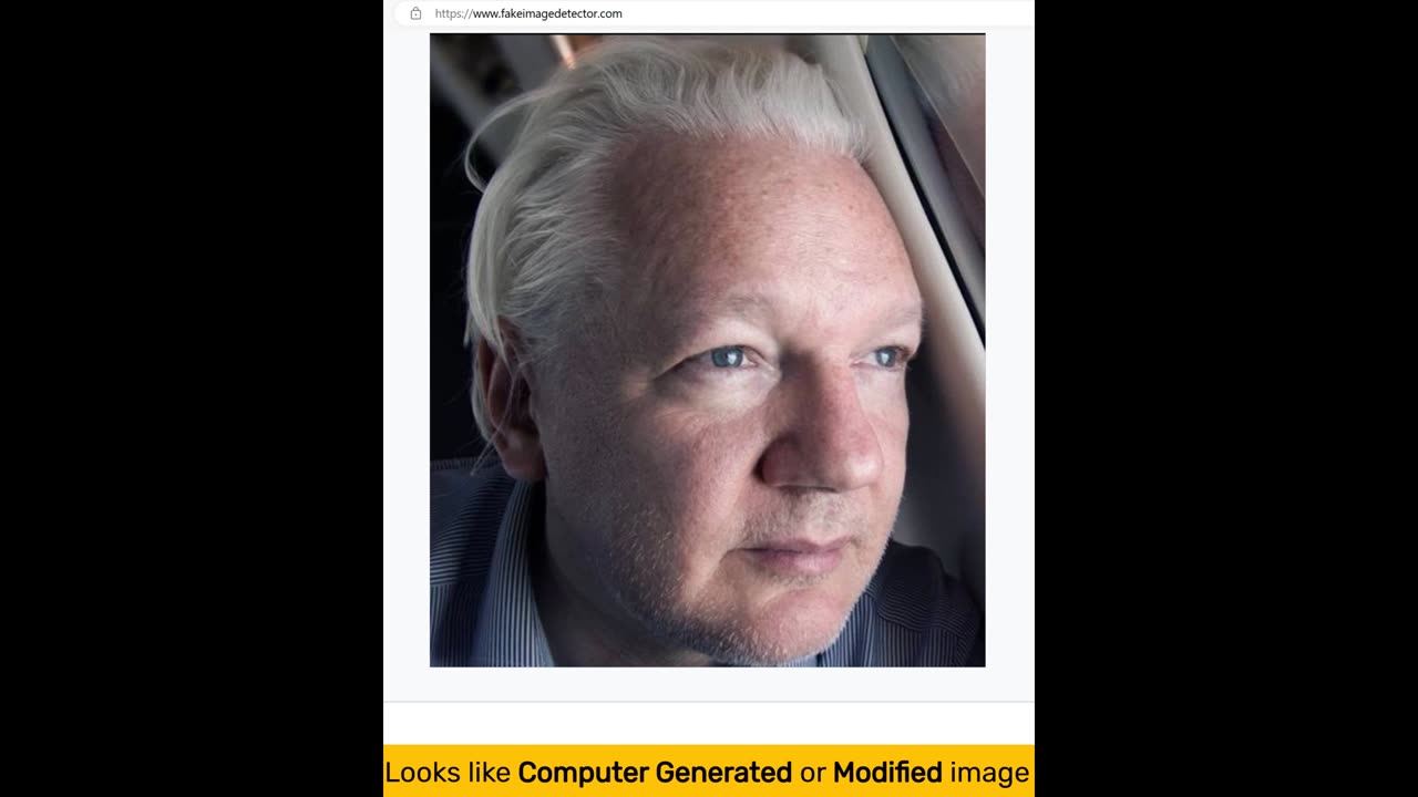 Julian Assange Wasn't Freed: It's a Body Double
