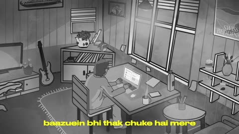 Vedant Kochar - musaafir (Lyrical Visualiser)