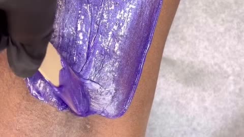 Underarm Waxing with Sexy Smooth Hypnotic Purple Seduction Hard Wax | @juneambeauty