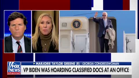 MTG on the Joe Biden investigation of his think tank while he was Vice President