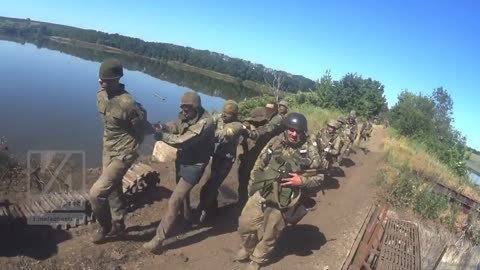 Summer river and captive orcs Southern direction