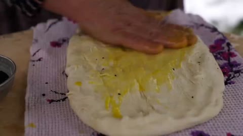 Traditional Azerbaijani breakfast - Indian toast and eggs #19