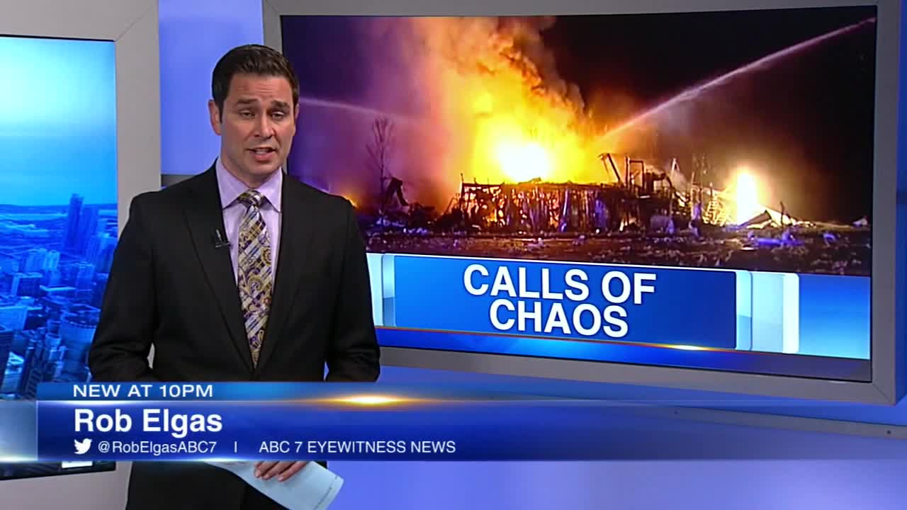 911 calls reporting Waukegan silicone plant explosion released