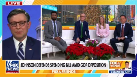 Speaker Mike Johnson on the spending bill -bipartisan kids online act and the drones