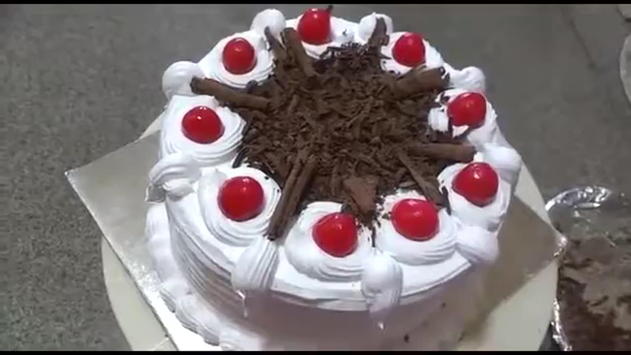 Classic Indian Dish: Decorating Black Forest Cake (Watch & Prepare)