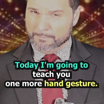 Italian Hand Gestures! This one means " Are you Kidding? "