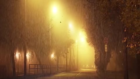 An autumn rain and a cold