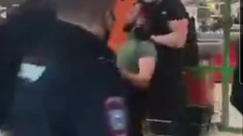Dont mess with the security guard.