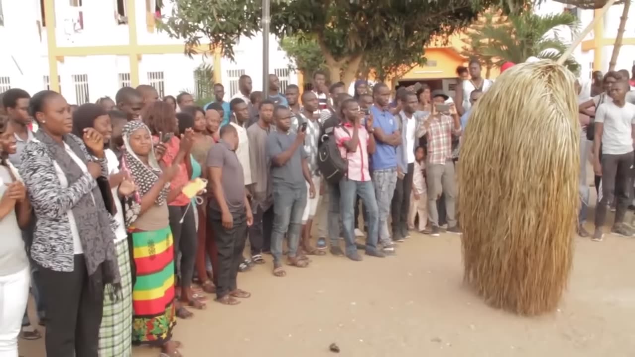 Impossible Spinning On A Stick African Dance (Kumpo Dance)