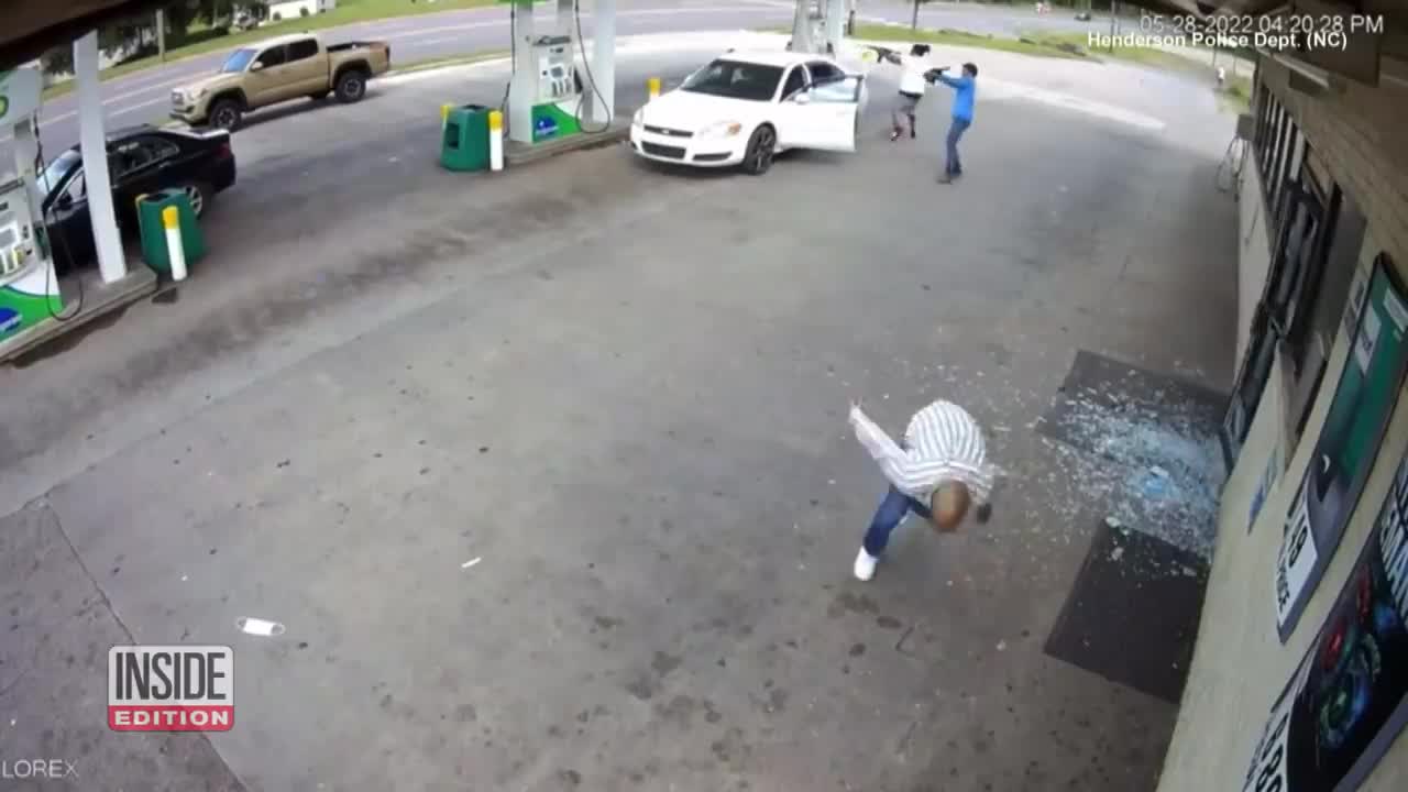 Man Runs for His Life After Gunshots Fired at Gas Station