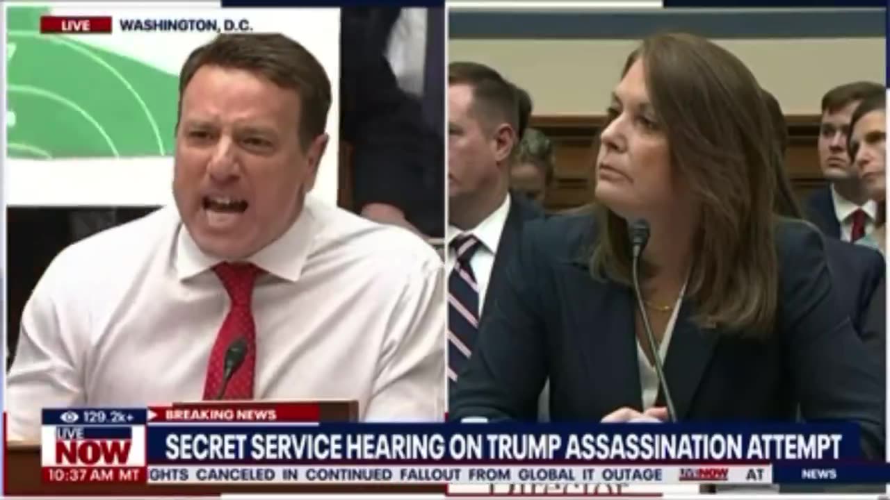 🚨 Rep.Pat DESTROYED Secret Service Director Cheatle. “Go back to guarding Doritos!”