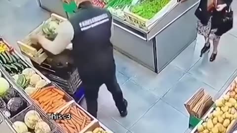 Grandma and worker have an AMAZING VEGETABLE STAND-OFF! ❤️