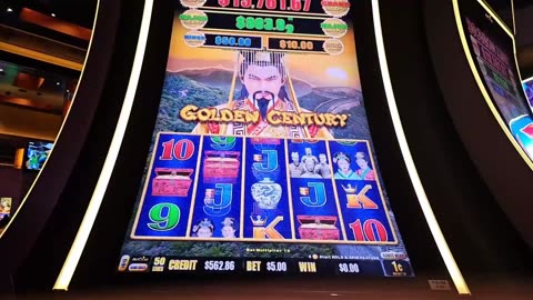 Golden Century Slot Play in Vegas! - The Slot Master Plays Hank!