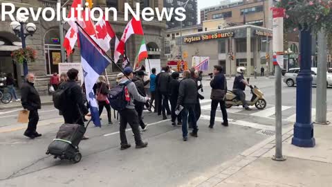 Raw video: queens park weekly freedom rally