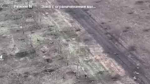 Russian forces Destroyed Ukrainian's FPV drone with a burst from an automatic shotgun