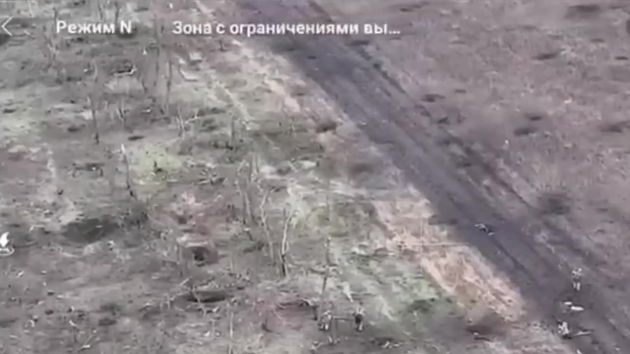 Russian forces Destroyed Ukrainian's FPV drone with a burst from an automatic shotgun