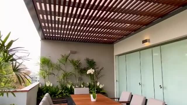 Cubierta en Tacto Madera + Viga H!