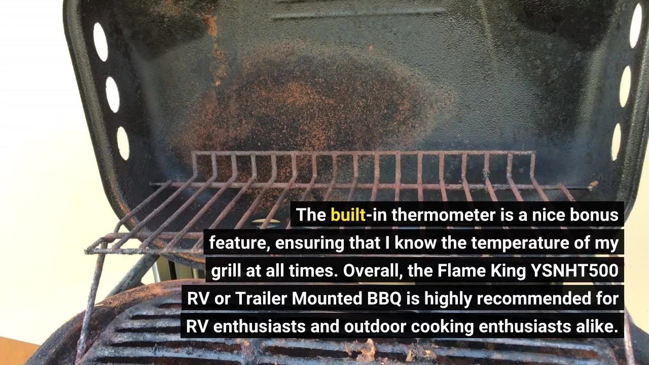 Buyer Feedback: Flame King - YSNHT500 RV Or Trailer Mounted BBQ - Motorhome Gas Grill - 214 Sq...