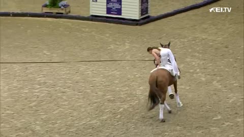 Manon Moutinho is the new WORLD CHAMPION | ECCO FEI World Championships 2022