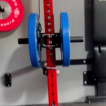 Trolley Cable Pulley System for Power Rack (NO SWINGING)