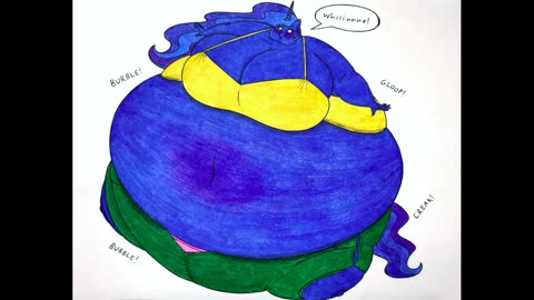 Celestia blueberry Inflation by ThaliaGlacySwells