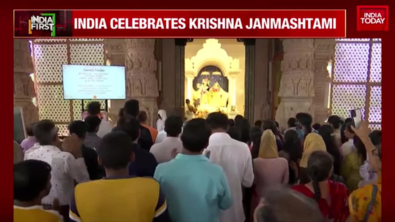 Janmashtami 2024:India celebrates Krishna's Janmashtami,Lord Krishna birth