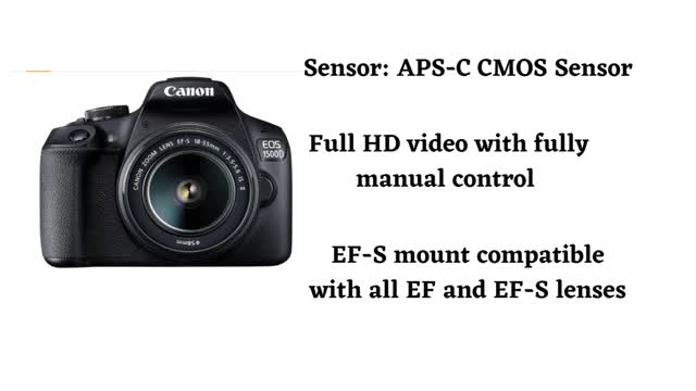 Canon EOS 1500D 24.1 Digital SLR Camera