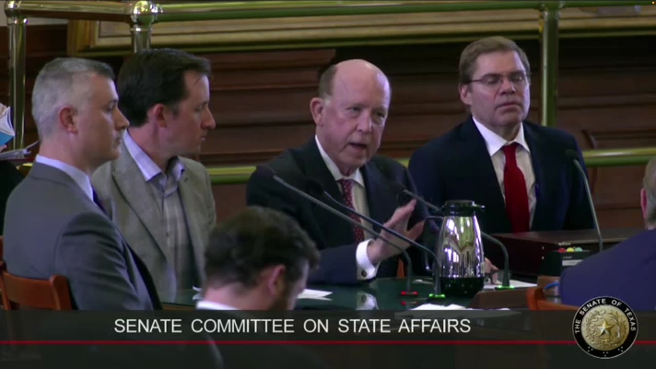 3/16 Dr. Hotze Testimony to the Texas Senate Committee on State Affairs (UC)