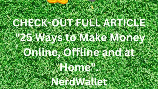 HOW TO MAKE MONEY ONLINE - FAST!!!