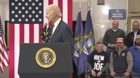 Biden speaks on his economic plan leading to a manufacturing boom in Michigan