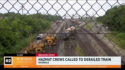 Riverdale Chicago Illinois - Train Derailment