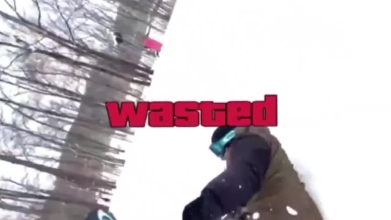 Tough Snowboard Faceplant