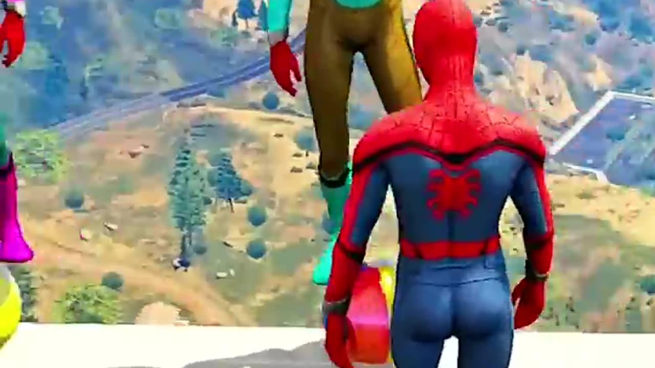 GTA 5 Epic Water Ragdolls | Spider-Man Jumps / Fails