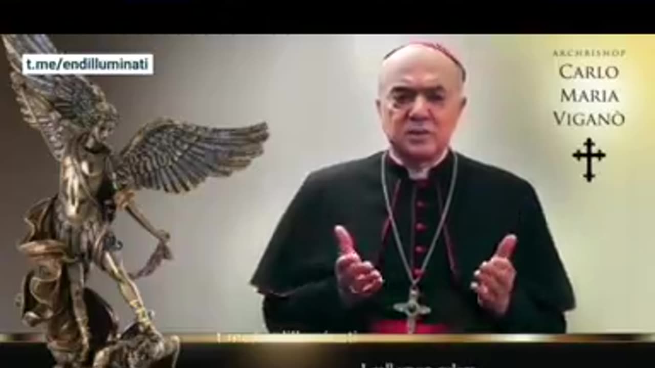 Archbishop Carlo Maria Vigano calls for humanity to resist the New World Order