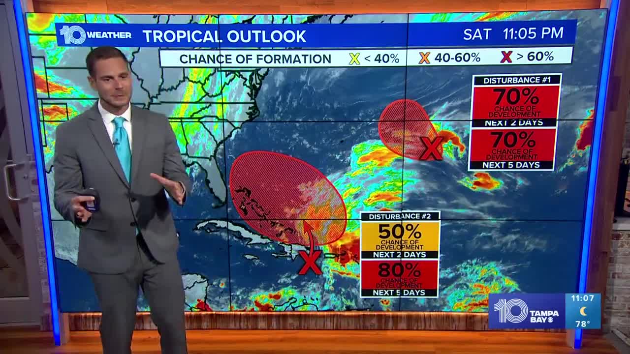 Tracking the Tropics: Tropical system will bring gusty winds and rain next week