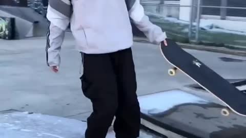 This the Smoothest Skate Trick of All Time