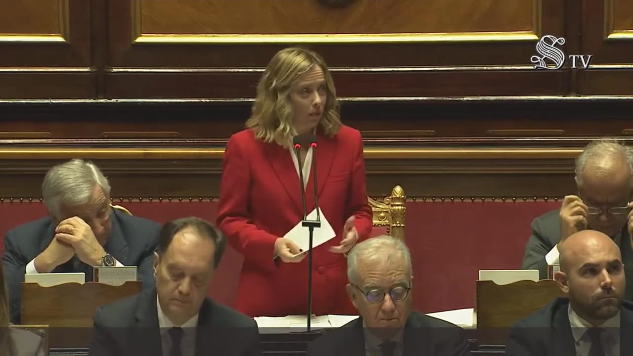 🔴 Replica Presid. Meloni circa gli interventi dei Senatori riguardo le comunicazioni al Consiglio Ue