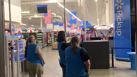 Disco Lights in Walmart