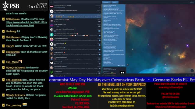 2022-05-02 13:00 EDT - "You Don't Say? Gang": with Nurse Nett, No Regerts, Maj WTF & more