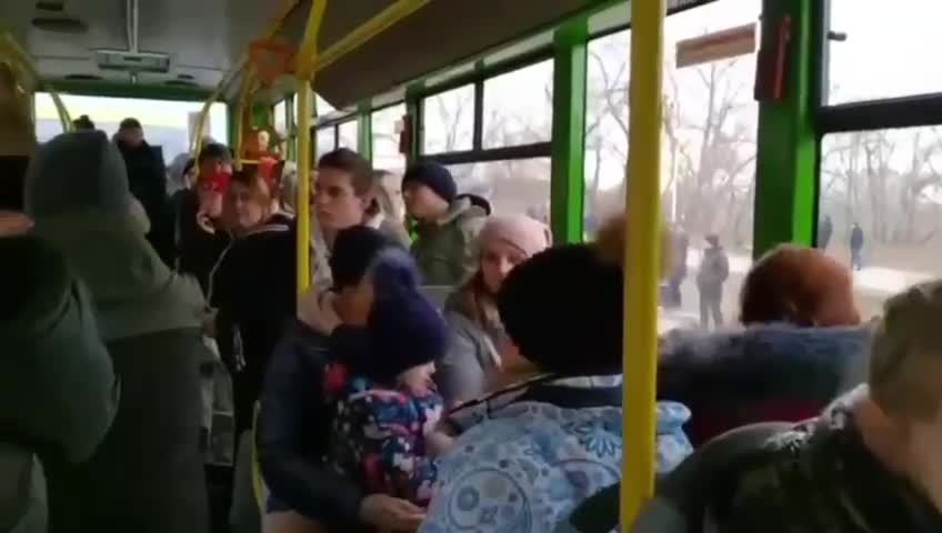 Buses with evacuees left Energodar for Zaporozhye