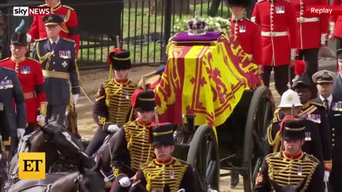 Prince Harry Cries During Queen Elizabeth's Service