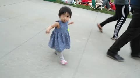 Cute baby super fast running by jocelyn