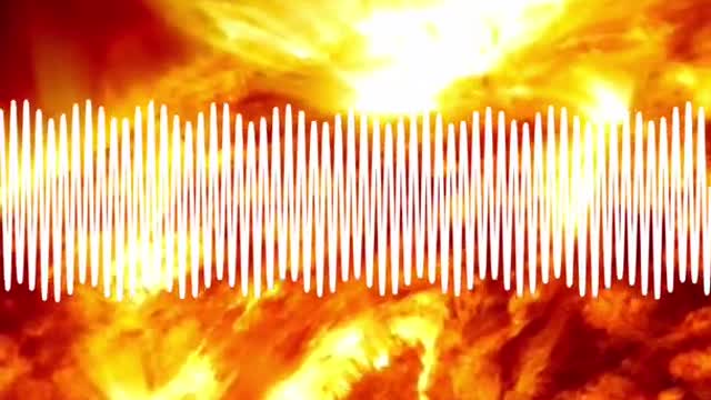 Amazing 🌋🌋🌋🌋🌋 real sound of sun