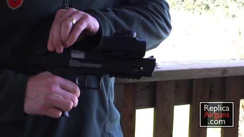 Umarex Magnum Research Desert Eagle Blowback CO2 Pellet Pistol Chronograph FPS Test