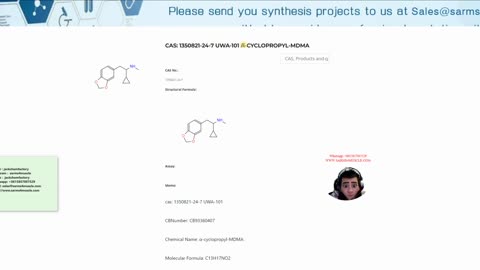 UWA-101 a-cyclopropyl-MDMA CAS: 1350821-24-7