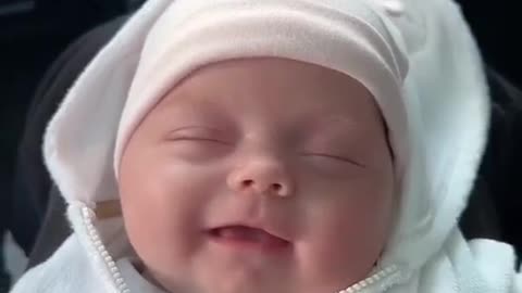 Cute baby smile