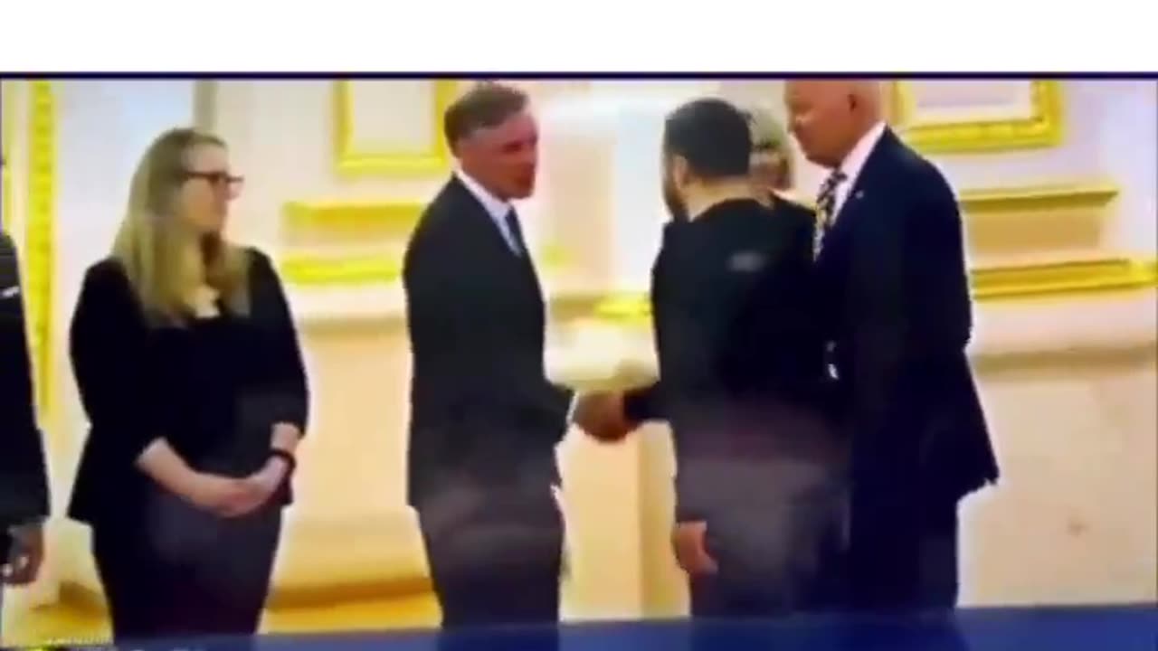 Why didn't anyone shake Joe Biden's hand?