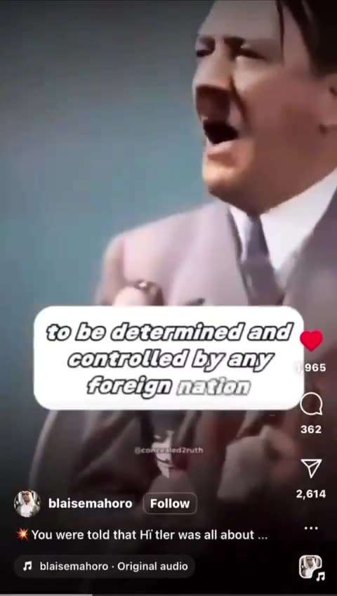 Wait what did Hitler say - Translated in German [Check every single word - Alien Race?]