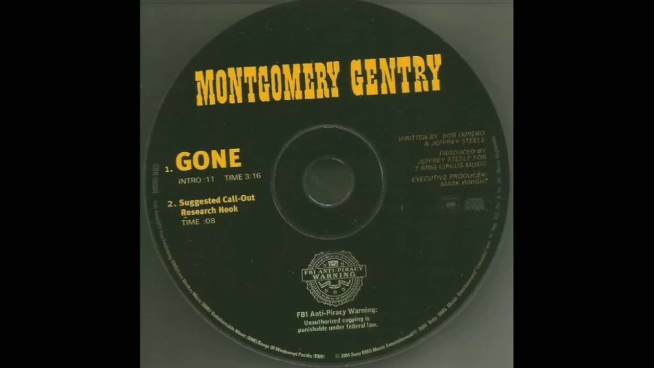Montgomery Gentry _ Gone #remastered #2024