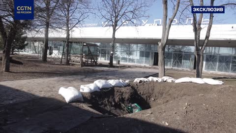 A correspondent of the Chinese TV channel CGTN Dmitry Maslak from the Mariupol airport